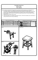 Preview for 2 page of Hanover TMO100BSS Assembly Instructions