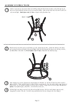 Preview for 4 page of Hanover Traditions TRADDN3PCSWG-R Manual