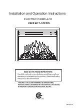 Hanover XINS2417-1DCRS Installation And Operation Instructions Manual preview