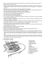 Предварительный просмотр 9 страницы Hans Dinslage SANITAS SMA 70 Instructions For Use Manual