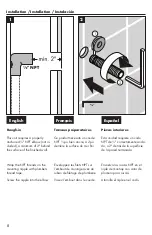 Предварительный просмотр 8 страницы Hans Grohe 04526 0 Series Installation/User Instructions/Warranty