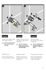 Предварительный просмотр 15 страницы Hans Grohe 04526 0 Series Installation/User Instructions/Warranty