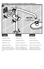 Предварительный просмотр 17 страницы Hans Grohe 04526 0 Series Installation/User Instructions/Warranty