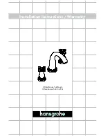 Preview for 1 page of Hans Grohe 06043XX0 Installation Instructions Manual