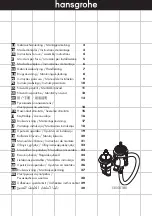 Hans Grohe 1355018 Series Instructions For Use/Assembly Instructions preview