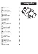 Hans Grohe 1362018X Assembly Lnstructions preview