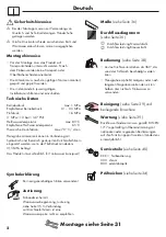 Preview for 2 page of Hans Grohe 14821000 Instructions For Use/Assembly Instructions