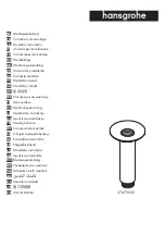 Preview for 1 page of Hans Grohe 27479 Series Assembly Instructions