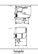 Предварительный просмотр 2 страницы Hans Grohe 31453 Cleaning Instructions Manual