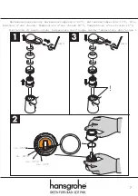 Предварительный просмотр 7 страницы Hans Grohe 31453 Cleaning Instructions Manual