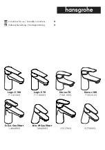 Preview for 1 page of Hans Grohe 31517003 Assembly Instructions Manual