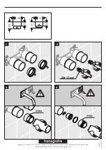 Предварительный просмотр 2 страницы Hans Grohe 31971000 Assembly Instructions