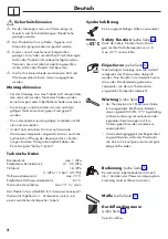 Preview for 2 page of Hans Grohe 4011097719863 Instructions For Use/Assembly Instructions