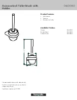 Предварительный просмотр 1 страницы Hans Grohe 6600000 Specification Sheet