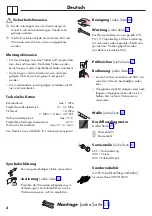 Preview for 2 page of Hans Grohe 72815000 Instructions For Use/Assembly Instructions