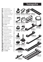 Hans Grohe AddStoris 41741 Series Assembly Instructions Manual предпросмотр