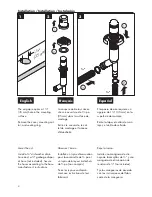 Preview for 4 page of Hans Grohe Air Gap 04214 0 Series Installation/User Instructions/Warranty