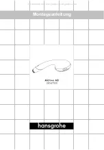 Preview for 2 page of Hans Grohe Aktiva A8 28547 Series Manual