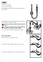 Предварительный просмотр 4 страницы Hans Grohe Allegro E 04076 0 Series Installation Instructions / Warranty