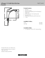 Preview for 1 page of Hans Grohe Allegro E 04076XX0 Specification Sheet