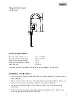 Предварительный просмотр 5 страницы Hans Grohe Allegro E 14801XX1 Installation Instructions Manual