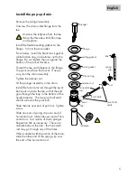 Предварительный просмотр 5 страницы Hans Grohe Allegro2 E
04180XX0 Installation Instructions Manual