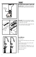 Предварительный просмотр 4 страницы Hans Grohe AquaEra 06128 5 Series Installation Instructions / Warranty