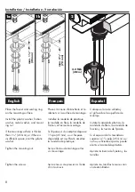 Preview for 8 page of Hans Grohe Aquno Select M81 250 2jet sBox 73830 Series Installation/User Instructions/Warranty