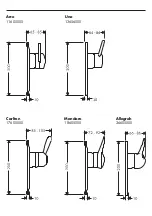 Предварительный просмотр 2 страницы Hans Grohe AXOR Arco 11605 Series Installation Instructions Manual