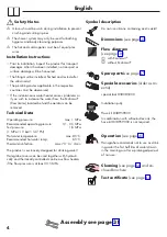 Preview for 4 page of Hans Grohe AXOR Bouroullec 19121000 Instructions For Use/Assembly Instructions