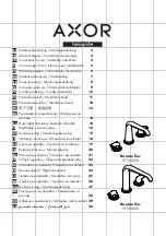 Предварительный просмотр 1 страницы Hans Grohe Axor Bouroullec 19155000 Instructions For Use/Assembly Instructions