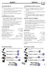 Preview for 3 page of Hans Grohe AXOR Bouroullec 19417000 Instructions For Use Manual