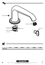 Preview for 20 page of Hans Grohe AXOR Bouroullec 19417000 Instructions For Use Manual