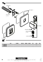 Предварительный просмотр 20 страницы Hans Grohe AXOR Bouroullec 19622000 Instructions For Use/Assembly Instructions