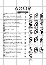 Hans Grohe AXOR Bouroullec 19702000 Assembly Instructions Manual предпросмотр