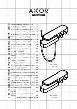 Preview for 1 page of Hans Grohe AXOR Bouroullec 19741400 Instructions For Use/Assembly Instructions