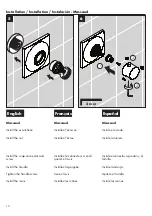 Предварительный просмотр 12 страницы Hans Grohe Axor Bouroullec 19981 1 Series Installation/User Instructions/Warranty