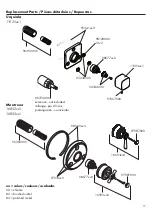 Предварительный просмотр 17 страницы Hans Grohe Axor Bouroullec 19981 1 Series Installation/User Instructions/Warranty