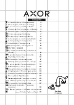 Preview for 1 page of Hans Grohe Axor Carlton 17134 Series Instructions For Use/Assembly Instructions