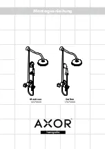 Hans Grohe Axor Carlton 17670 Series Assembly Instructions Manual preview