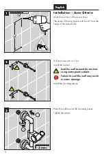 Preview for 4 page of Hans Grohe AXOR Carlton 27835 0 Series Installation/User Instructions/Warranty