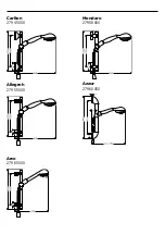 Preview for 2 page of Hans Grohe AXOR Carlton 27945 Series Manual