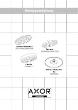 Hans Grohe Axor Carlton 28474 Series Assembly Instructions Manual предпросмотр