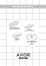 Preview for 37 page of Hans Grohe Axor Carlton 28474 Series Assembly Instructions Manual