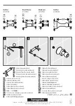 Preview for 2 page of Hans Grohe AXOR Carlton 41337 Series Assembly Instructions