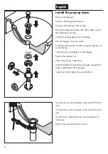 Preview for 6 page of Hans Grohe Axor Citterio 39031 1 Series Installation/User Instructions/Warranty