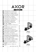 Hans Grohe AXOR Citterio 39134000 Instructions For Use/Assembly Instructions preview