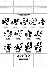 Preview for 1 page of Hans Grohe Axor Citterio 39224 0 Series Installation Instructions / Warranty