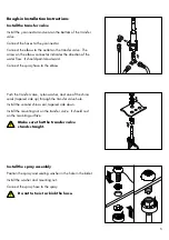 Preview for 5 page of Hans Grohe Axor Citterio 39224 0 Series Installation Instructions / Warranty