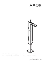 Hans Grohe AXOR Citterio 39437009 Instructions For Use/Assembly Instructions preview